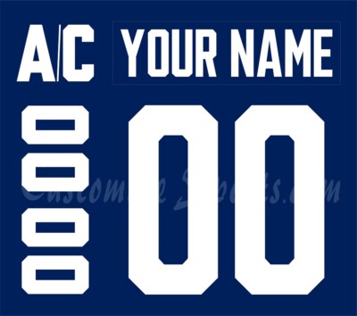 Toronto Maple Leafs Customized Number Kit For 2022 Reverse Retro