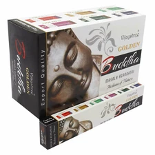 Vijayshree Golden Masala Agarbatti Nag Buddha Fragrance Incense Sticks Diffuser