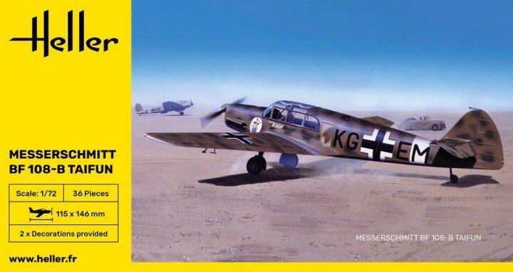 Heller 80231 1:72nd scale Messerschmitt Bf 108-B Taifun