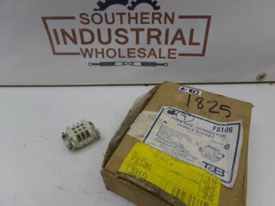 T&B FS106 16A Max 600V Max 125°C Max Pos-E-Kon Connector Female Socket Lot of 2
