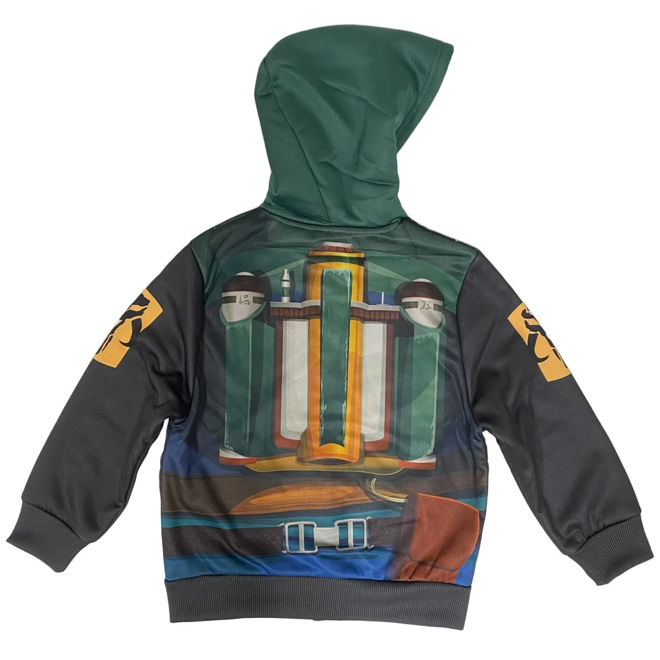 Star Wars Boba Fett Niños SHERPA Polar Sudadera con Capucha Niños Pequeños y Grandes Foto 2 de 4