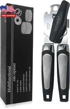 Manual Can Opener  Handheld Strong Heavy Duty Stainless Steel Can bottle Opener