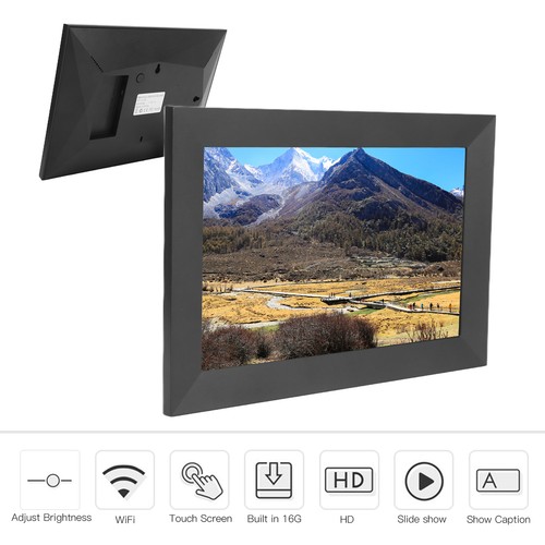 10.1in Digital Photo Album 16:9 1280x800 IPS Touch Screen WIFI HD Display Pi ECM - Photo 7 sur 20