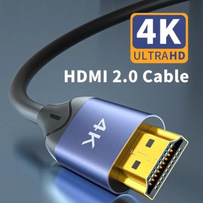 1m - 10m 4K HDMI Kabel 2.0 High Speed Ethernet HDR 2160p 3D Full UHD