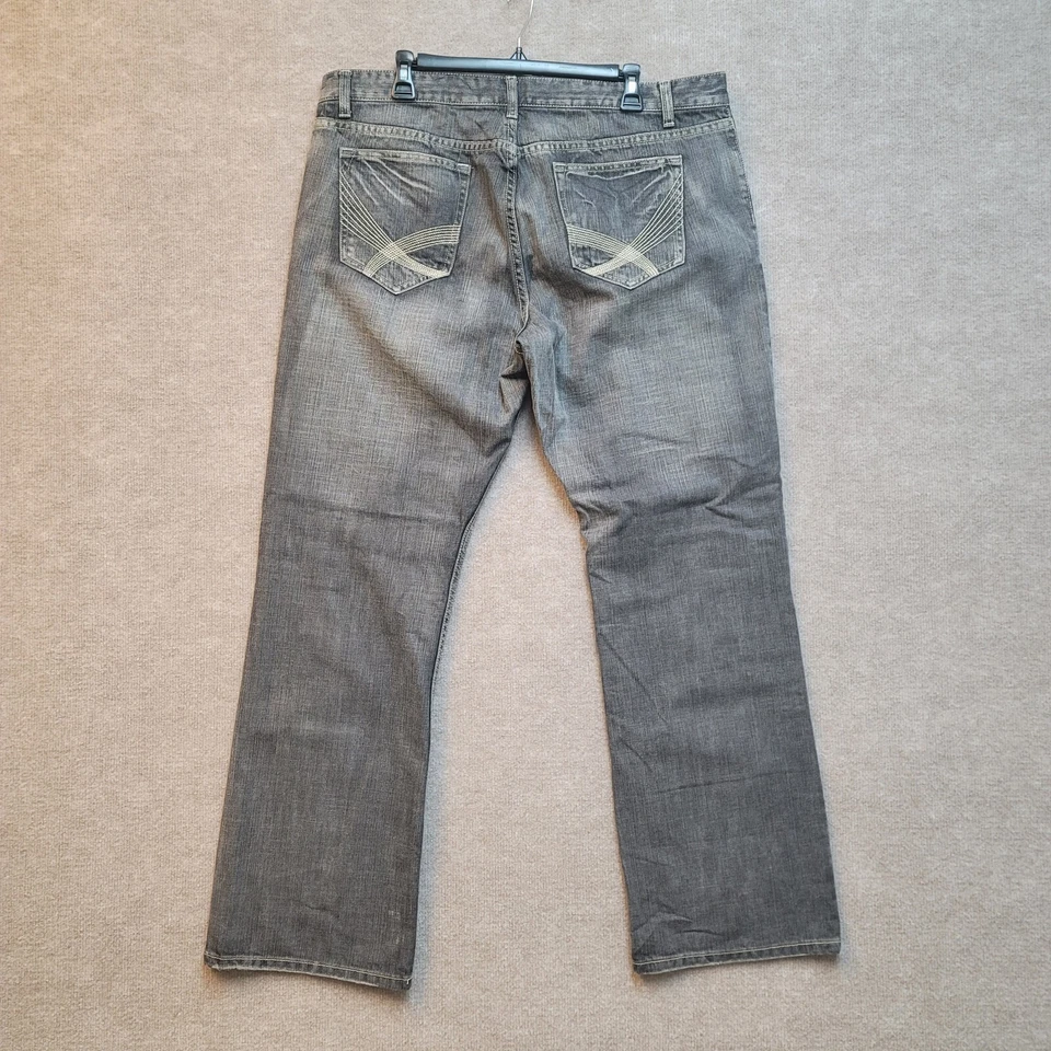 Alfani Men’s Bootcut Jeans 100% Cotton Zip Closure light black Size 36X32 - Image 4 of 4