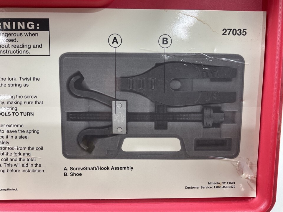 USED 37 OEM TOOLS 27035 Coil Spring Compressor Tool eBay