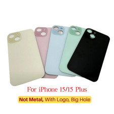 20pcs Big Hole Back Glass Cover Replacement Lot For Iphone 14 13 12 11 Pro Max X