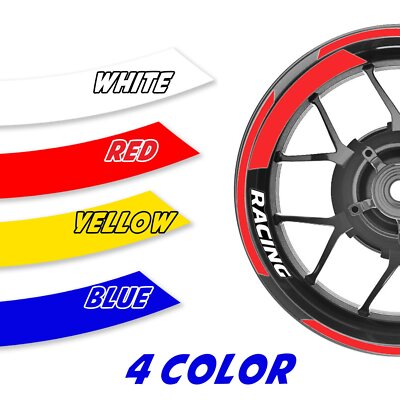 ZZDX Wheel Sticker Graphic Decal Kit For Kawasaki ZX6R Ninja ZX636
