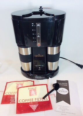 Gevalia Coffee For 2 Automatic Coffeemaker W/2-stainless Steel