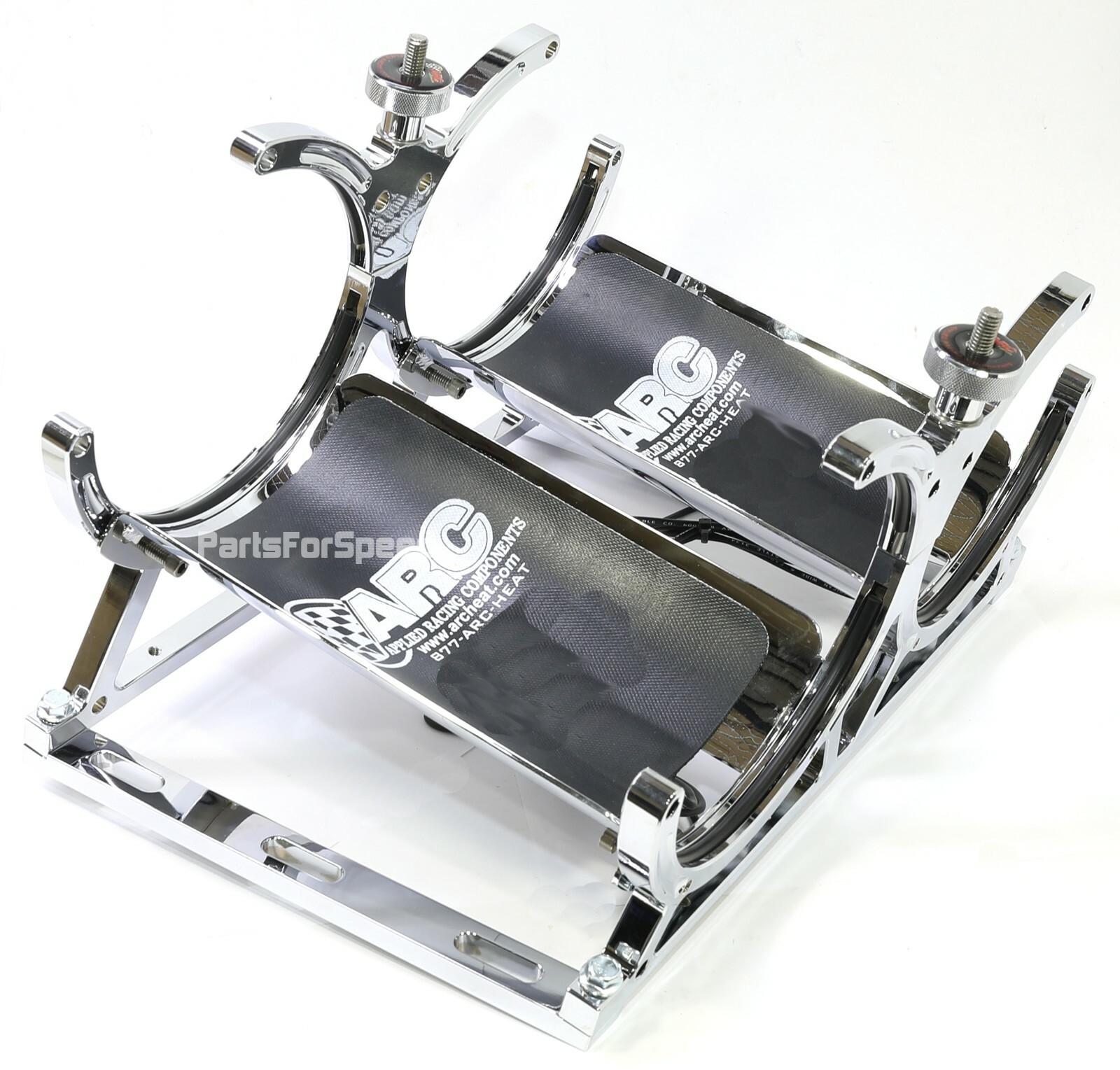 ARC 10 & 15 lb Billet Dual Nitrous Bottle Bracket + 12 Volt DC & 120V