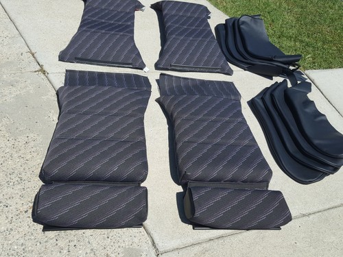BMW E30 325i 325i M3 M TECH UPHOLSTERY SPORT SEAT KIT GERMAN VINYL BEAUTIFUL NEW - Picture 5 of 14