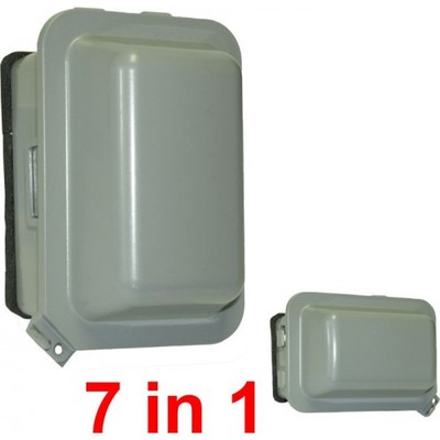 Orbit WIUM-1UD-W 1-Gang Metal Universal While-in-use Cover 3.5 Inch Deep White