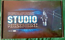 Studio Recording Microphone Floureon BM-100FX with stand cables foam windscreen