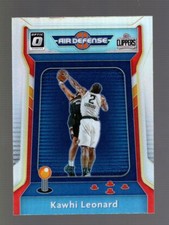 2020-21 OPTIC AIR DEFENSE SILVER HOLO PRIZM #4 KAWHI LEONARD CLIPPERS