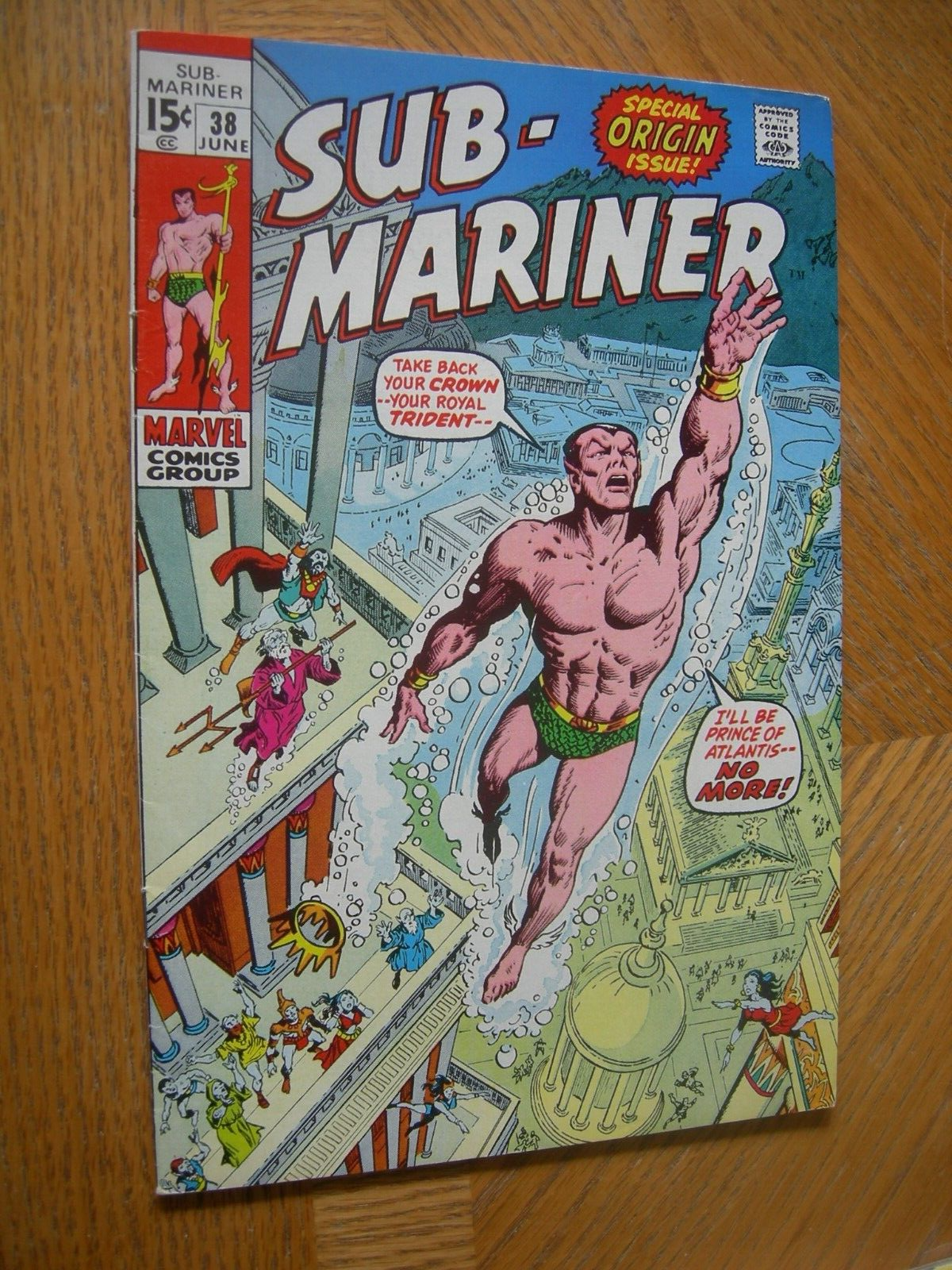 Sub-Mariner #38 vg/f Special origin issue