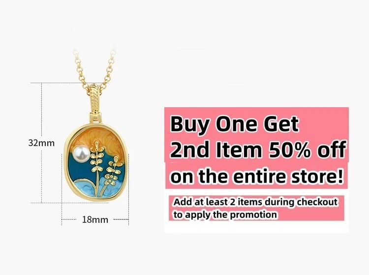 Collar Colgante Flor Retro Perla Dije Chapado en Oro 18K Monet Estilo Jardín Foto 3 de 4