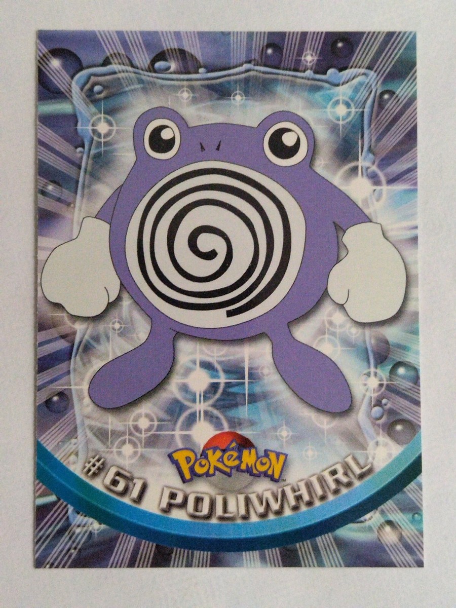 poliwhirl pokemon card Poliwhirl #61 Pokemon Topps Card Pink Label