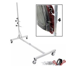 Auto Body Door Hang Hood Fender Panel Holder Paint Dolly Stand For Repair Shops