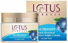 Lotus Herbal Nutranite Skin Renewal Nutritive Night Cream  50g