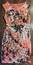 Signature Sadie Sheath Dress Womens Size 10 F...
