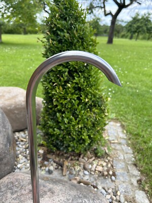 Brunnen-Einlauf aus Edelstahl,Wasserspeier,Wasserhahn,Zierbrunnen,Wasserauslauf