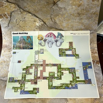 ダイヤモンド＆パール　POKEDEXINFOBOOK travel map Pokémon Brilliant Diamond and Pokémon Shining Pearl Trainers Guide