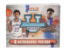 2025/26 BOWMAN UNIVERSITY BEST BASKETBALL HOBBY BOX