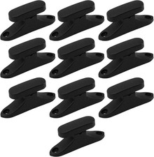 10 Pcs ABS Violin Case Bow Holders with Screw, Replacement Clips