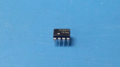 (25 PCS) RC4559N OP AMP, 2 Func, 7500uV Offset-Max, BIPolar, PDIP8