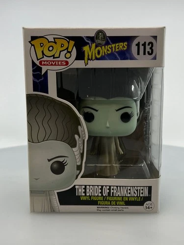 Funko POP! Movies Universal Monsters The Bride of Frankenstein #113 DAMAGED BOX