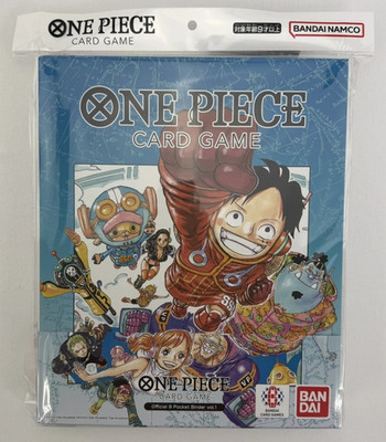 ONE PIECE Card Game Official 9 Pocket Binder Vol.1 with English DON! Card SEALED