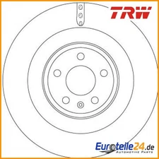 2pcs Brake Disc TRW DF6343S for Audi A7 Sportback A8 A6