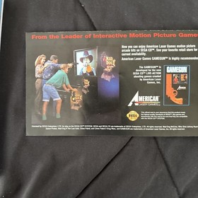 Who Shot Johnny Rock (Sega CD, 1994) CIB Tested