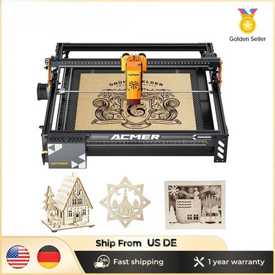 #ad New Hot P1 S PRO 5.5W Laser Engraver 445±5nm Blue Laser Cut Engraving Machine $617.50