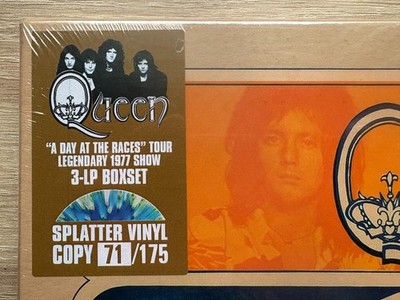 QUEEN - A BIG RACE IN SEATTLE SEALED 3LP BOXSET SPLATTER VINYL LTD