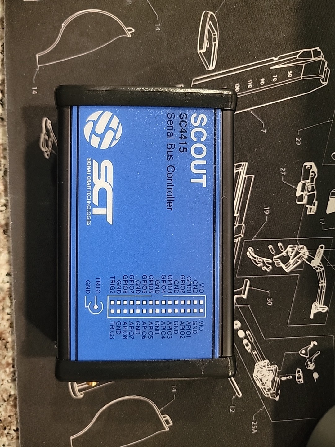 RFFE Enabled (Active License) Scout Model SC4415 Serial Bus Controller