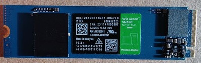WD Green SN350 2TB M.2 PCIe NVMe SSD 2280 -  (WDS200T3G0C)