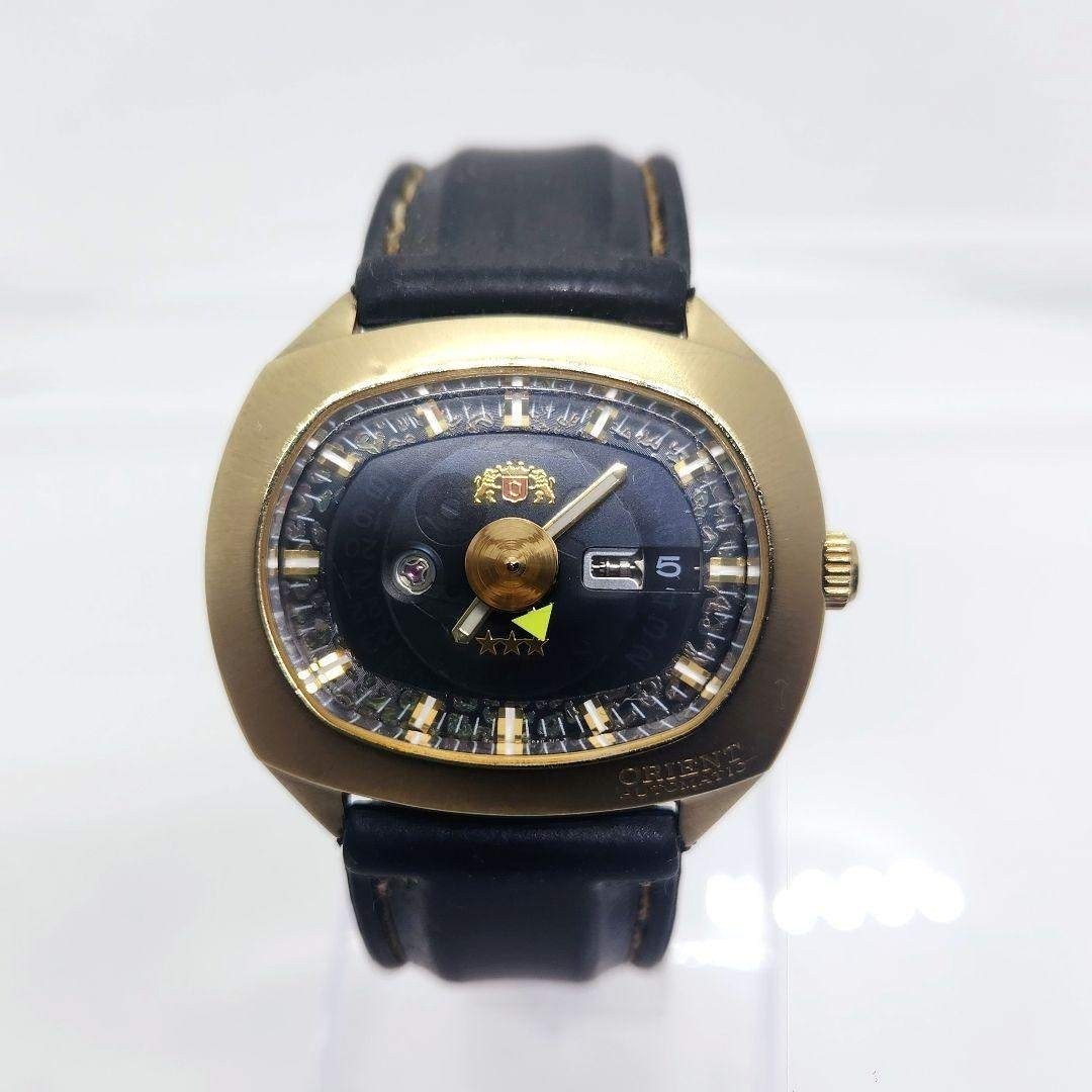 Automatic ORIENT Orient Three Star Cap Series Bla… - image 2