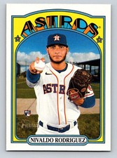 2021 Topps Heritage #675 Nivaldo Rodriguez Houston Astros Rookie
