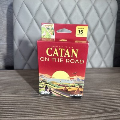 Catan - Unterwegs Strategisches Reisen Familienkartenspiel Alter 10+ 3-4 Spieler