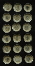 1966 New York Jets Coke Caps - Complete Set with Namath, Maynard, Saver Sheet