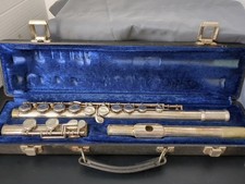 Gemeinhardt 2SP Silver Plated Flute W/ Case Vintage Model e75477 READ