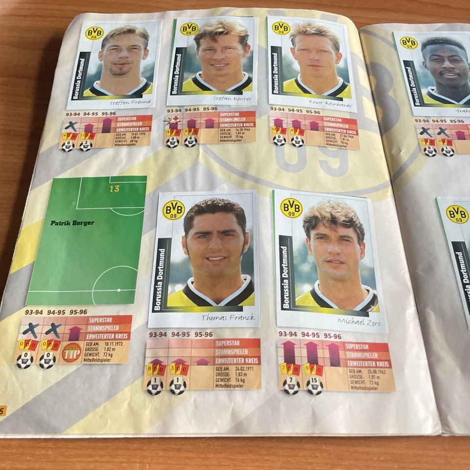 1996 Fussball-Bundesl - Panini - nicht komplett - Bild 3 von 4