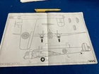 WHITLEY BOMBER       ABSTRACT PAGE  Aeronautical plan schematic diagram 1940 WW2