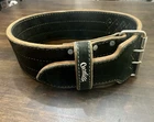 Cardillo Black Weightlifting  Leather  Belt 4” X 44"Gym, Weight Training Heavy