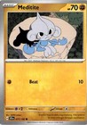 Pokemon : SV07: Stellar Crown #077/142 Meditite