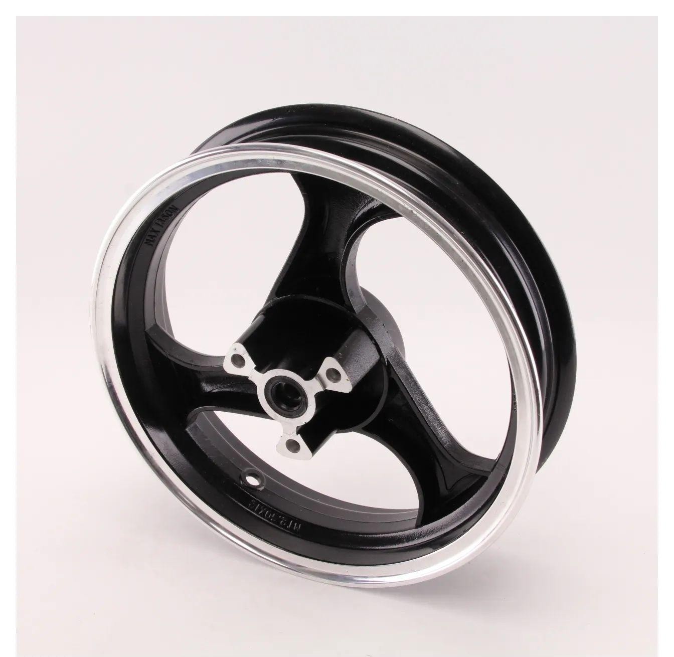 Roue avant frein a disque pour scooter Conti-Motors SRX50S jante noire 12 pouces