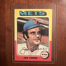 1975 TOPPS JOE TORRE. NEW YORK METS #565 NM