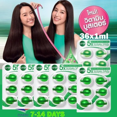 36 Capsule Sunsilk Vitamin Booster Long Hair Faster Hair Growth 5x Absorbs Quick