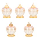 5pcs Buddhist Turm Dekorative Pagode Photo Requisite Tabletop
